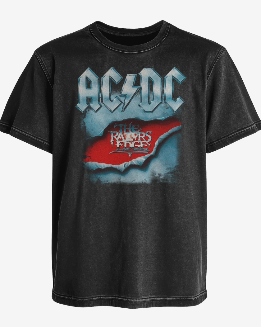 Polera desgastada The Razors Edge