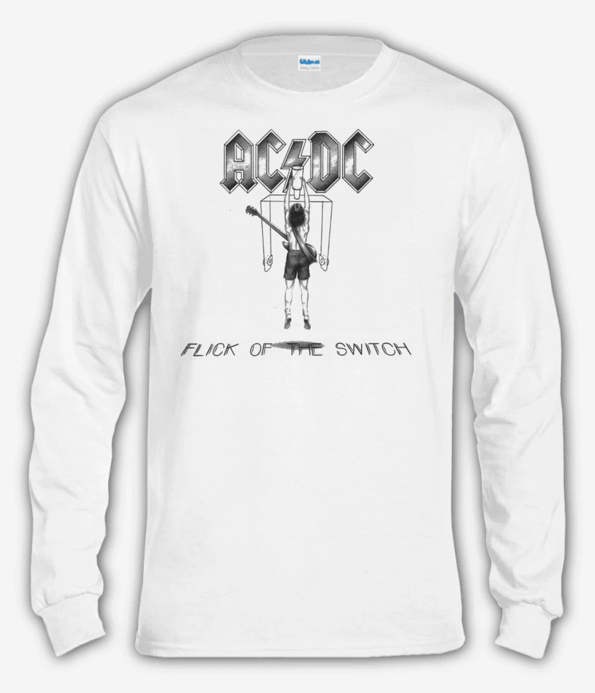 Polera manga larga Blanco de Flick of the Switch