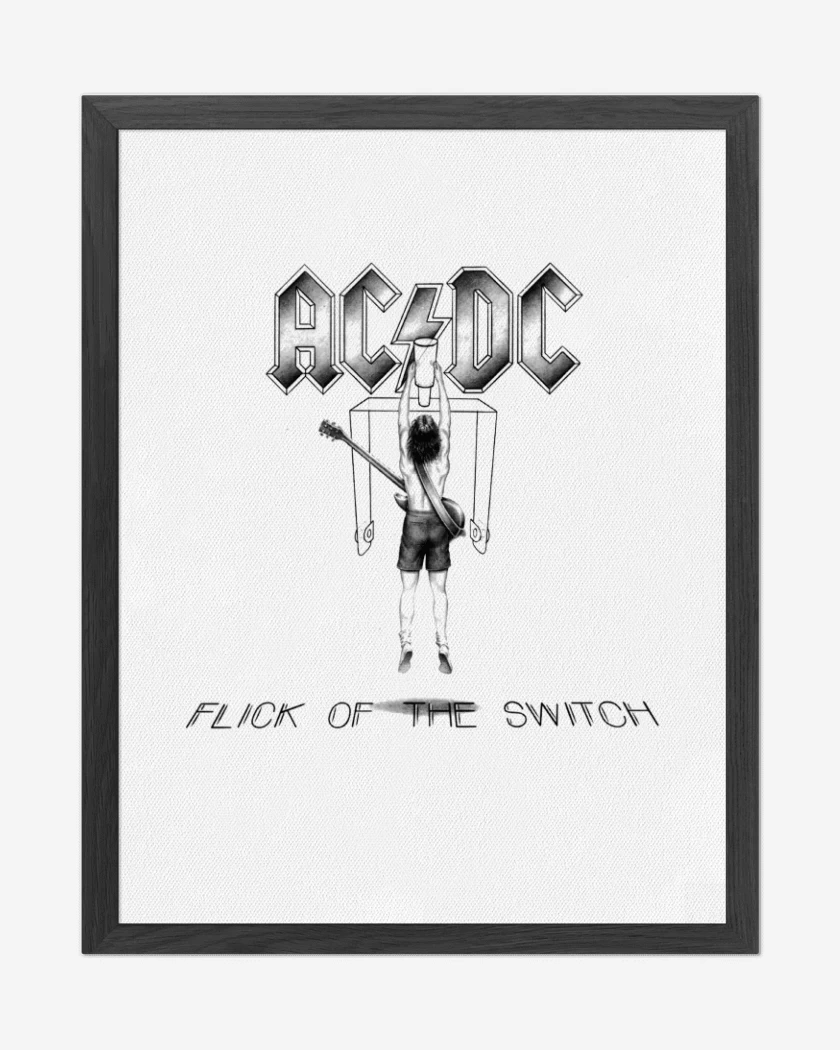 Cuadro decorativo Blanco de Flick of the Switch
