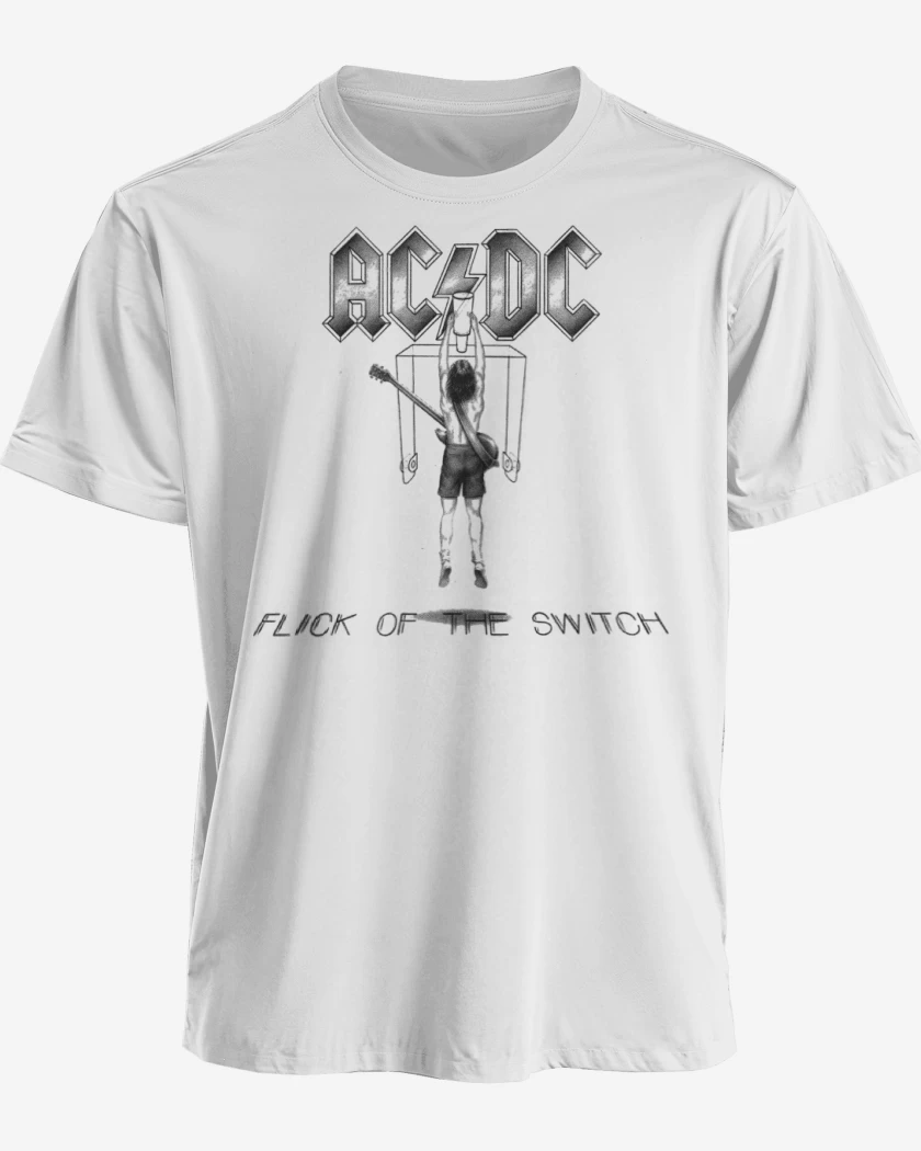 Polera premium Blanco de Flick of the Switch