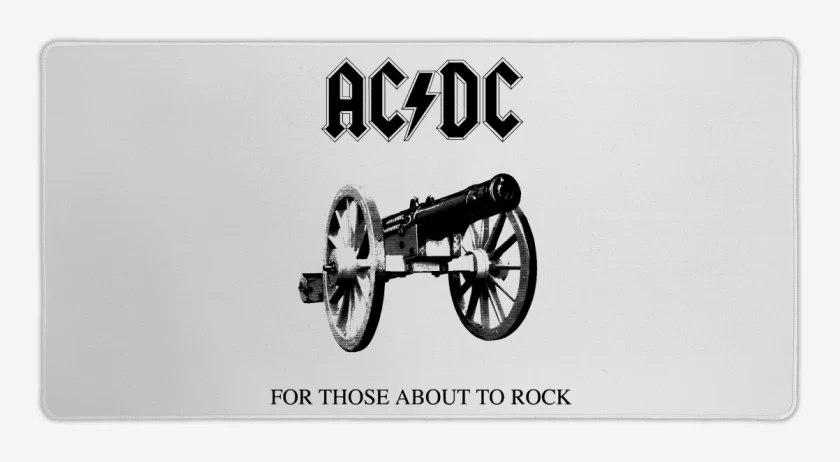 Mouse pad Gamer For Those About to Rock