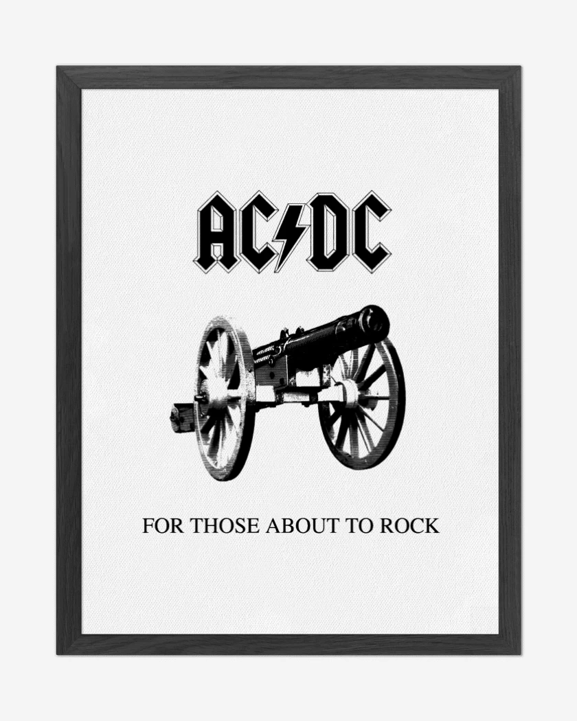 Cuadro decorativo For Those About to Rock