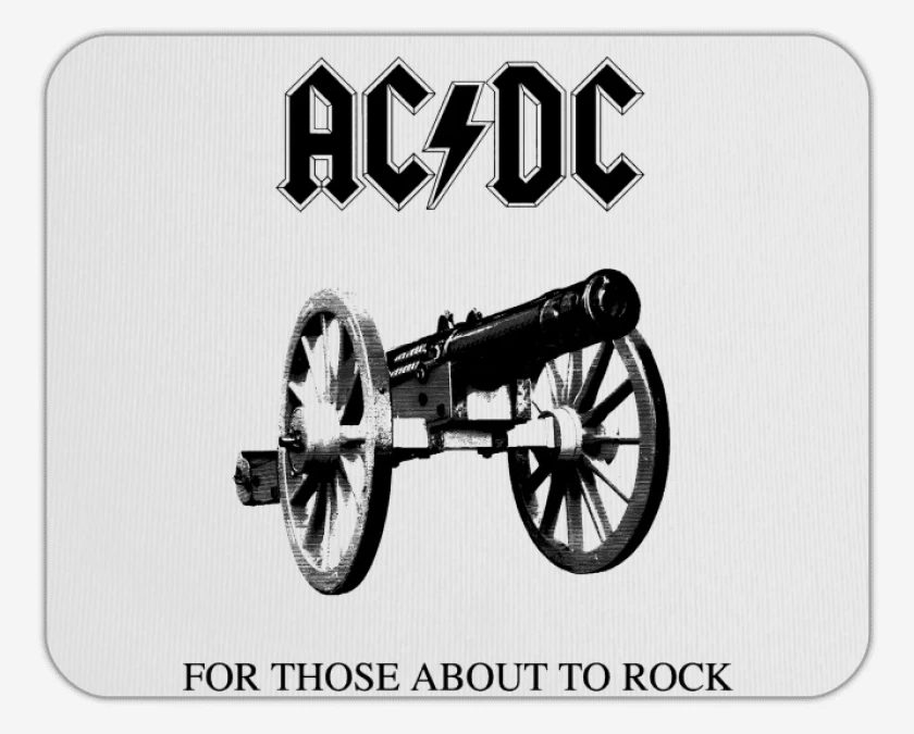 Mousepad For Those About to Rock