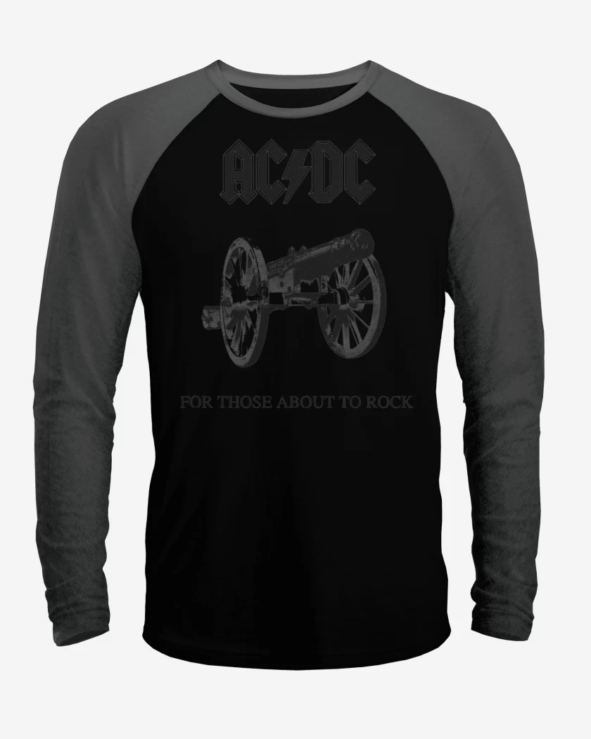 Polera Raglan For Those About to Rock