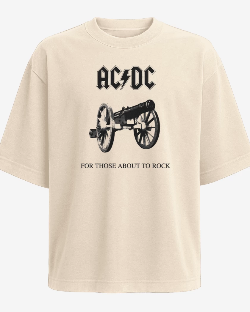 Polera Oversize For Those About to Rock