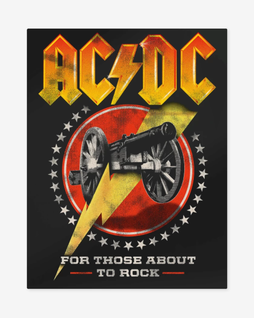 Print metalico Negro de For Those 