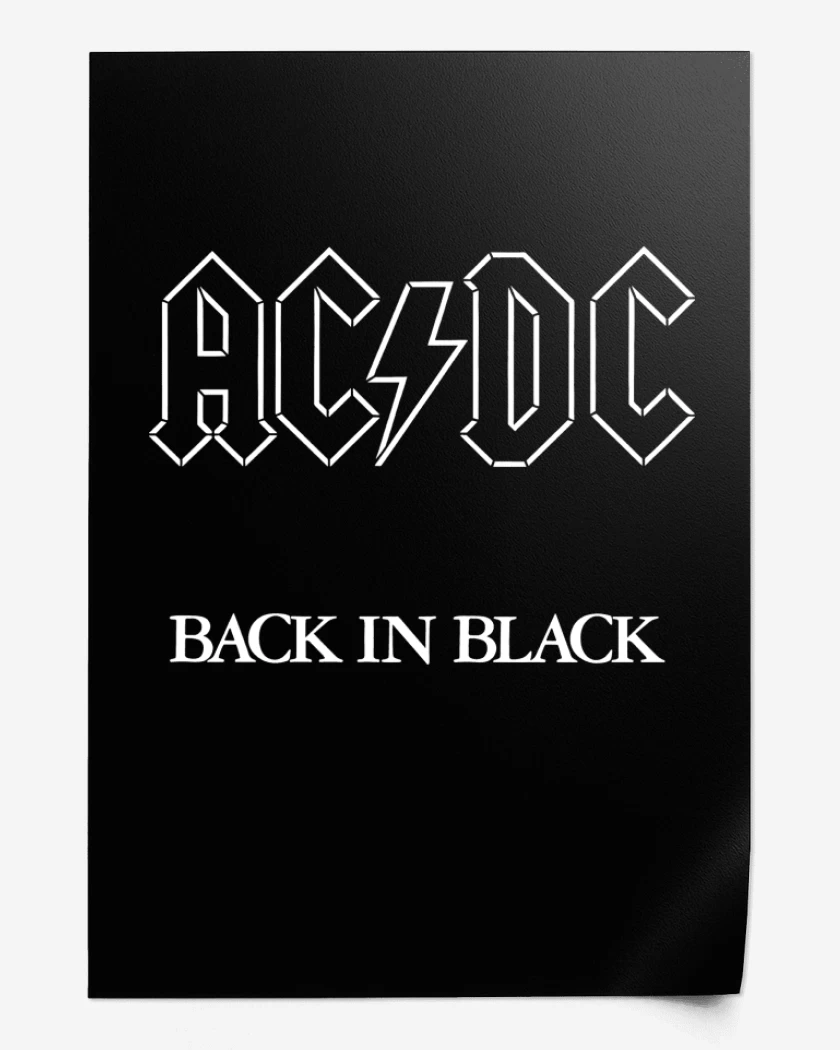 Print Back in Black