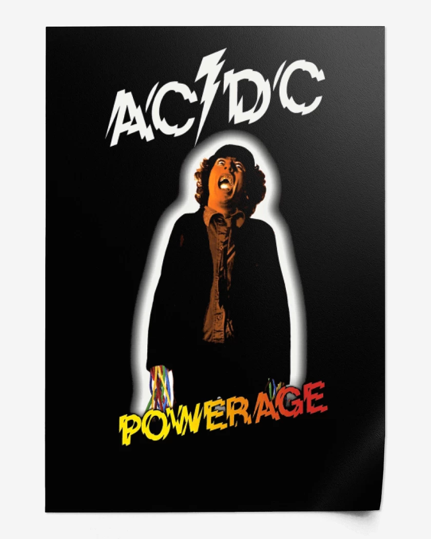 Print Negro de Powerage