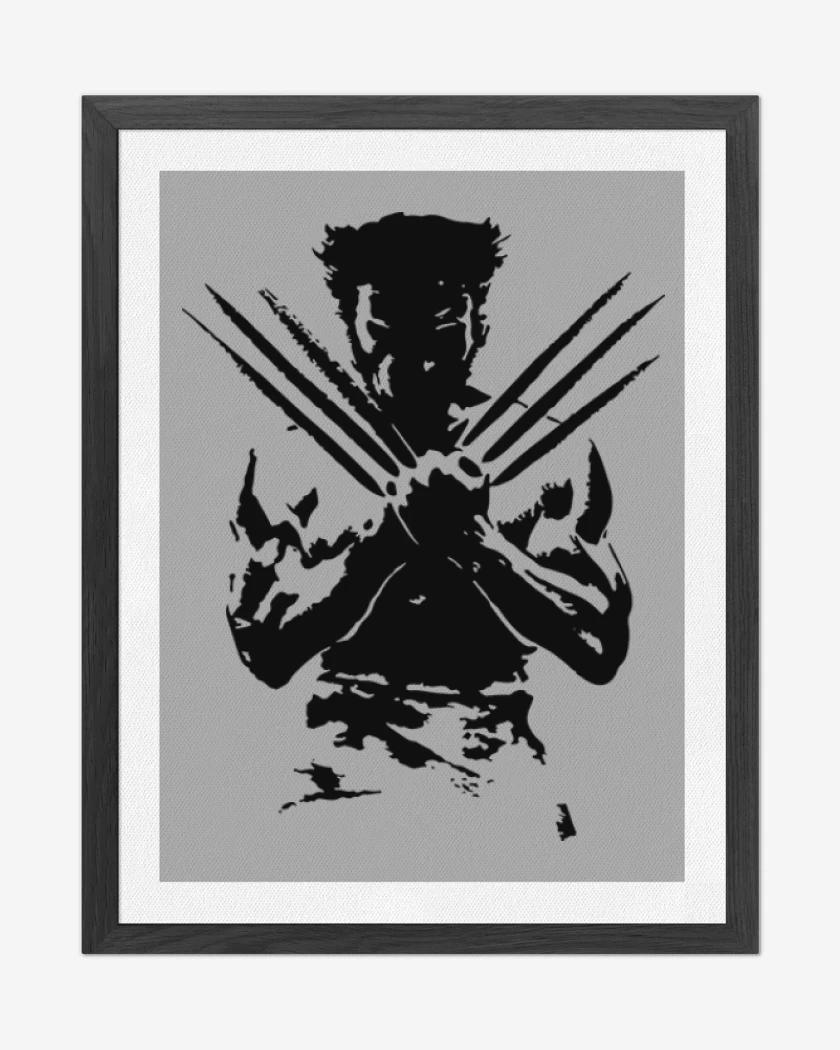 Cuadro decorativo Gris Melange de Wolverine 3