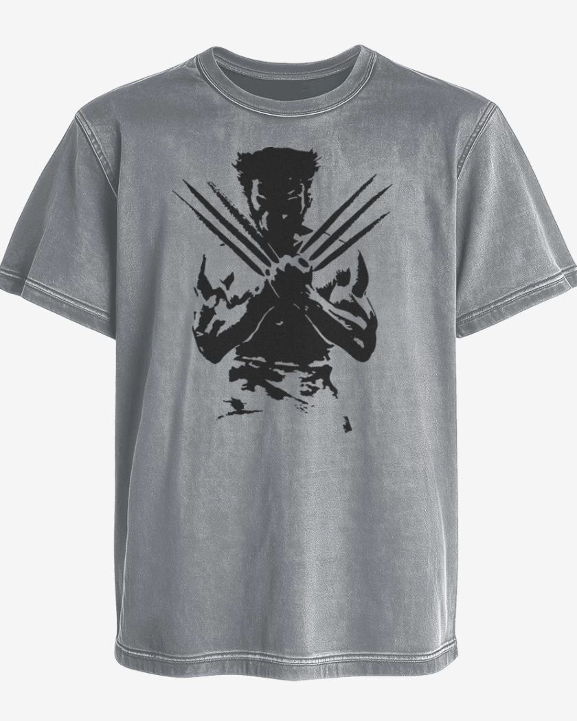 Polera desgastada Wolverine 3