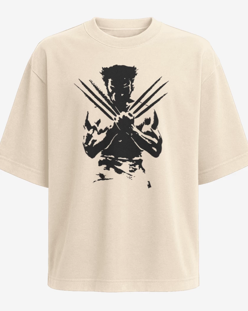 Polera Oversize Beige de Wolverine 3