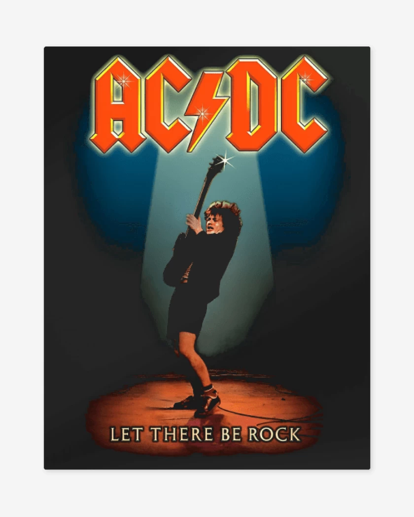 Print metalico Le There Be Rock