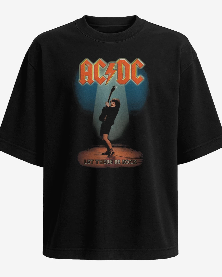 Polera Oversize Le There Be Rock