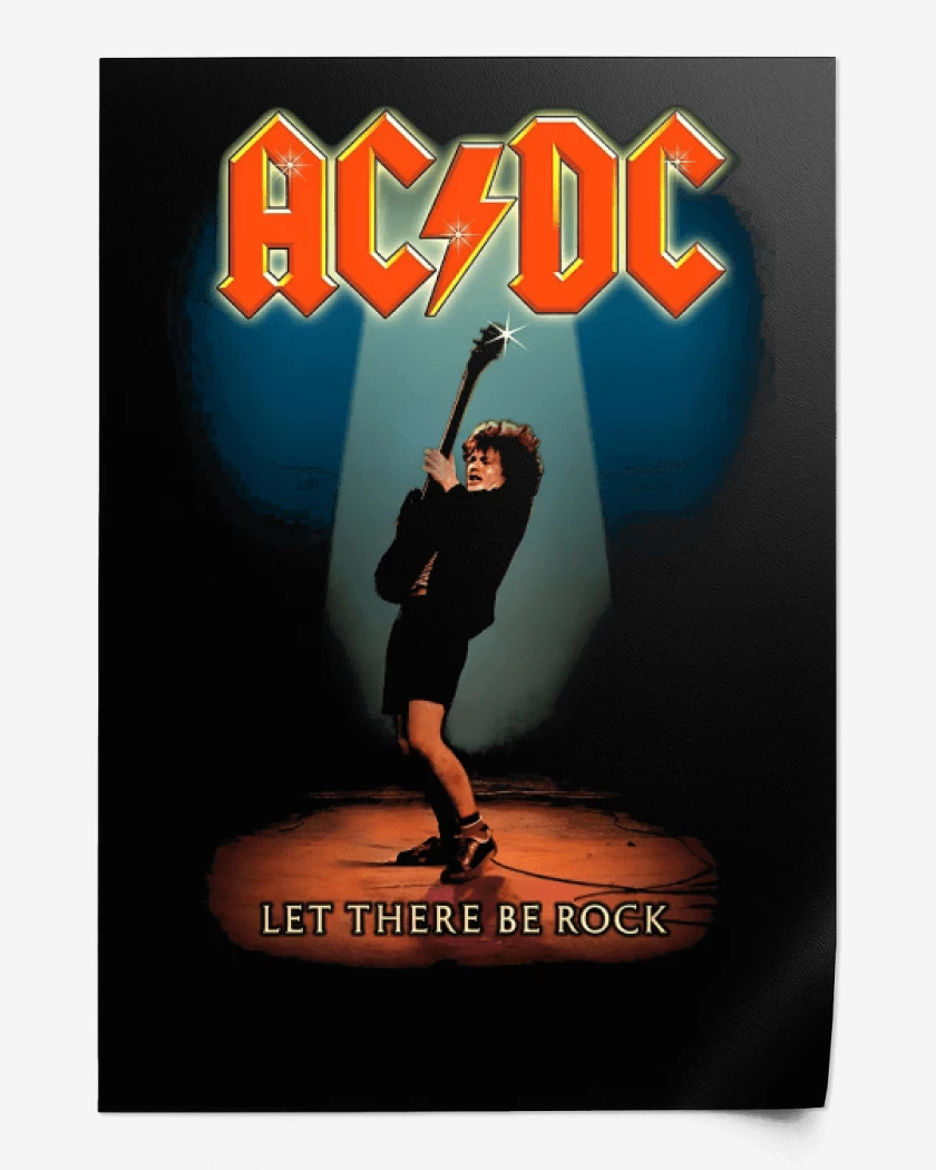 Print Le There Be Rock