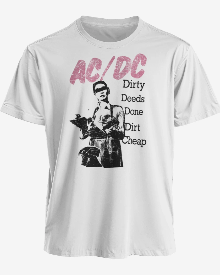 Polera premium Blanco de Done Dirt Cheap