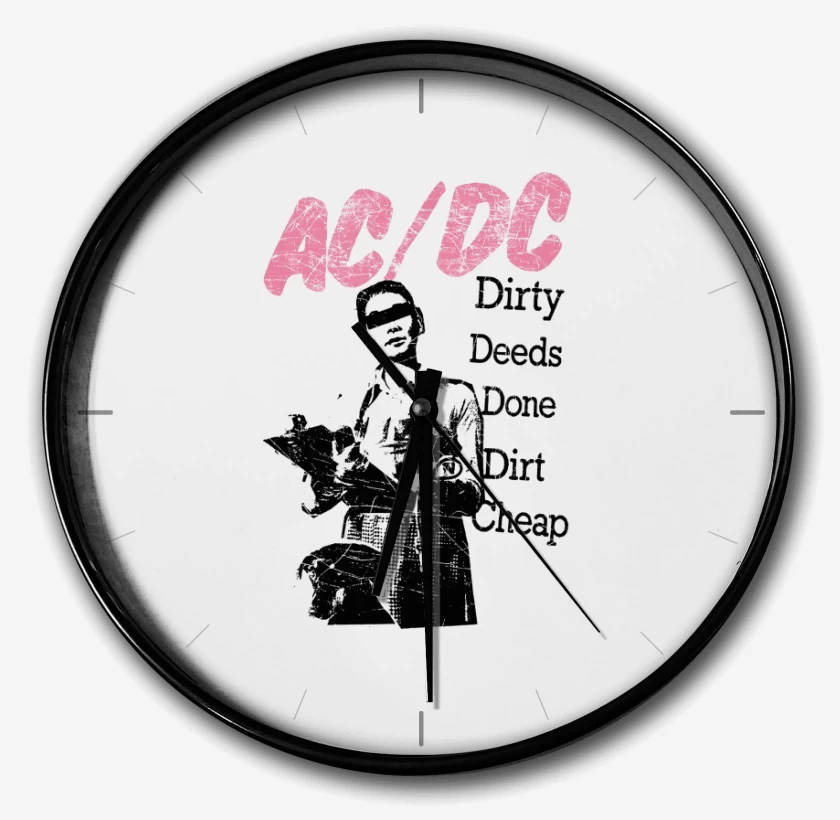 Reloj Blanco de Done Dirt Cheap