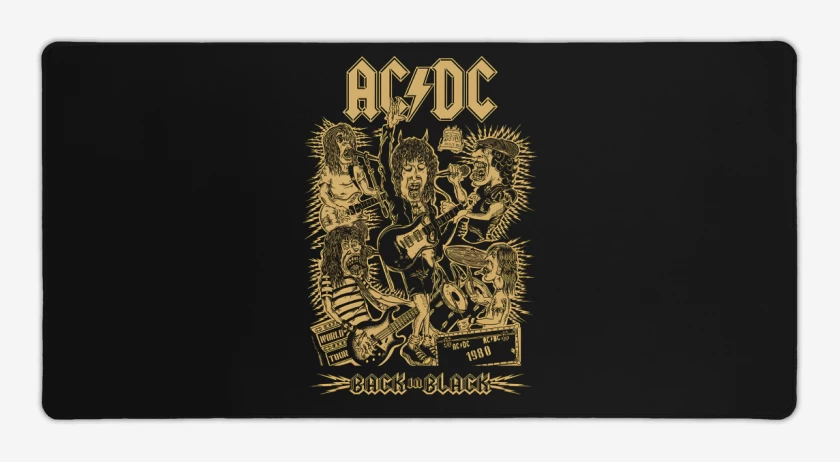 Mouse pad Gamer Negro de BIB