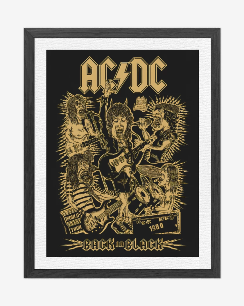 Cuadro decorativo Negro de BIB