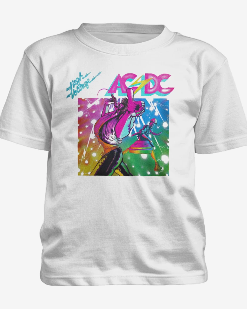 Polera de niño Blanco de High Voltage II