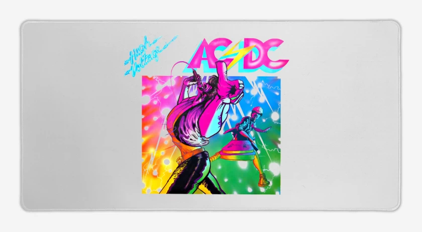 Mouse pad Gamer Blanco de High Voltage II