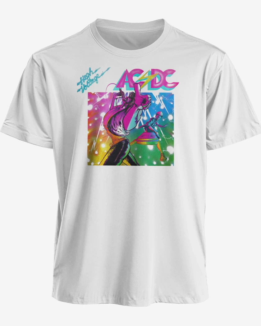 Polera premium Blanco de High Voltage II