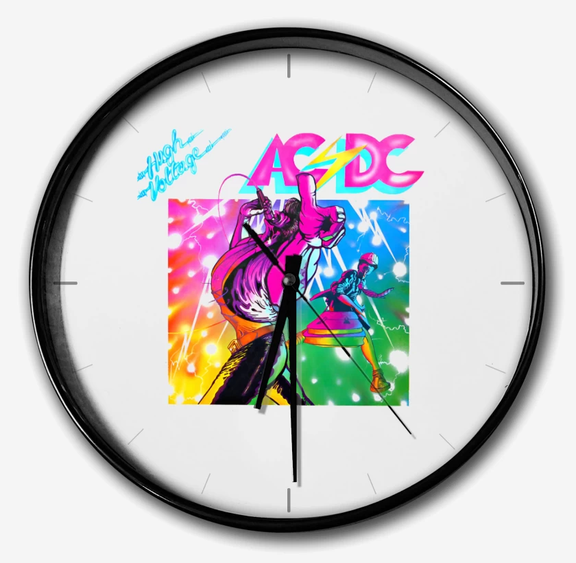 Reloj Blanco de High Voltage II