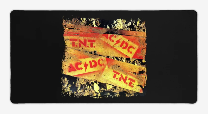 Mouse pad Gamer Negro de TNT 