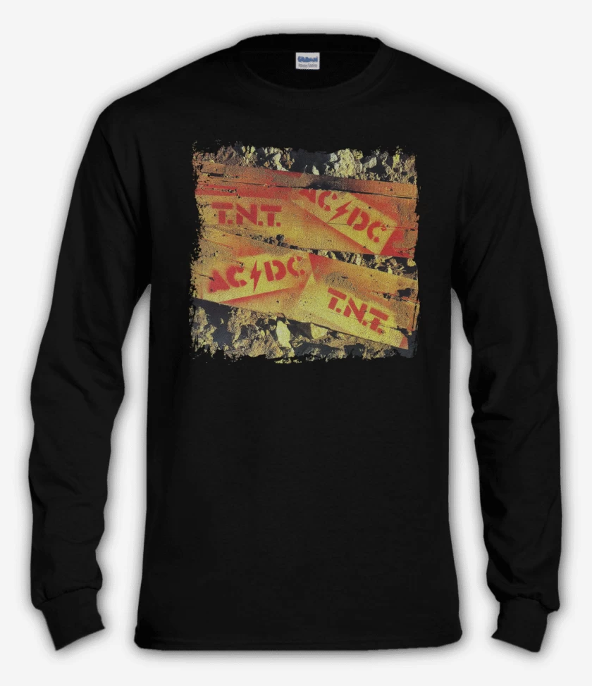 Polera manga larga Negro de TNT 