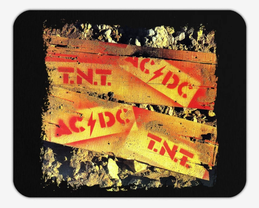 Mousepad Negro de TNT 