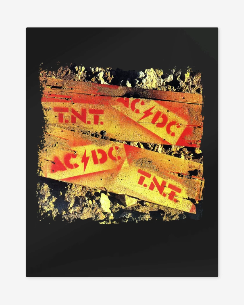 Print metalico Negro de TNT 
