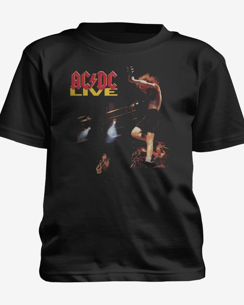 Polera de niño Negro de AC DC LIVE