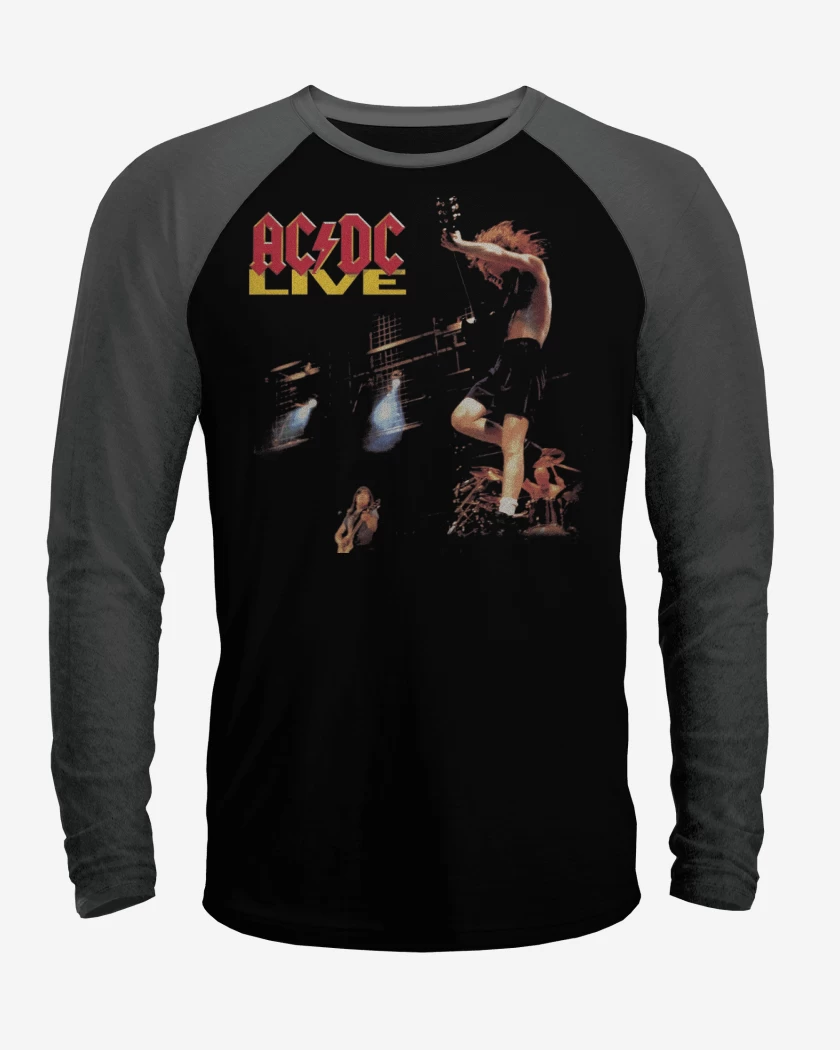 Polera Raglan AC DC LIVE