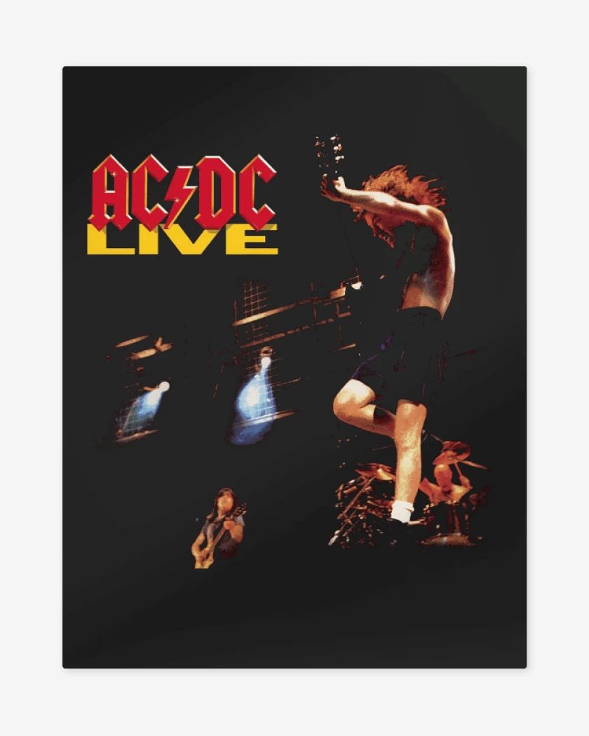 Print metalico AC DC LIVE