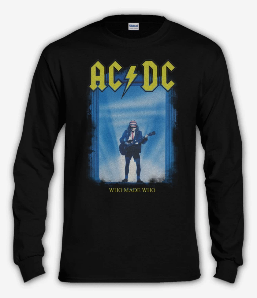 Polera manga larga Negro de Who Made Who
