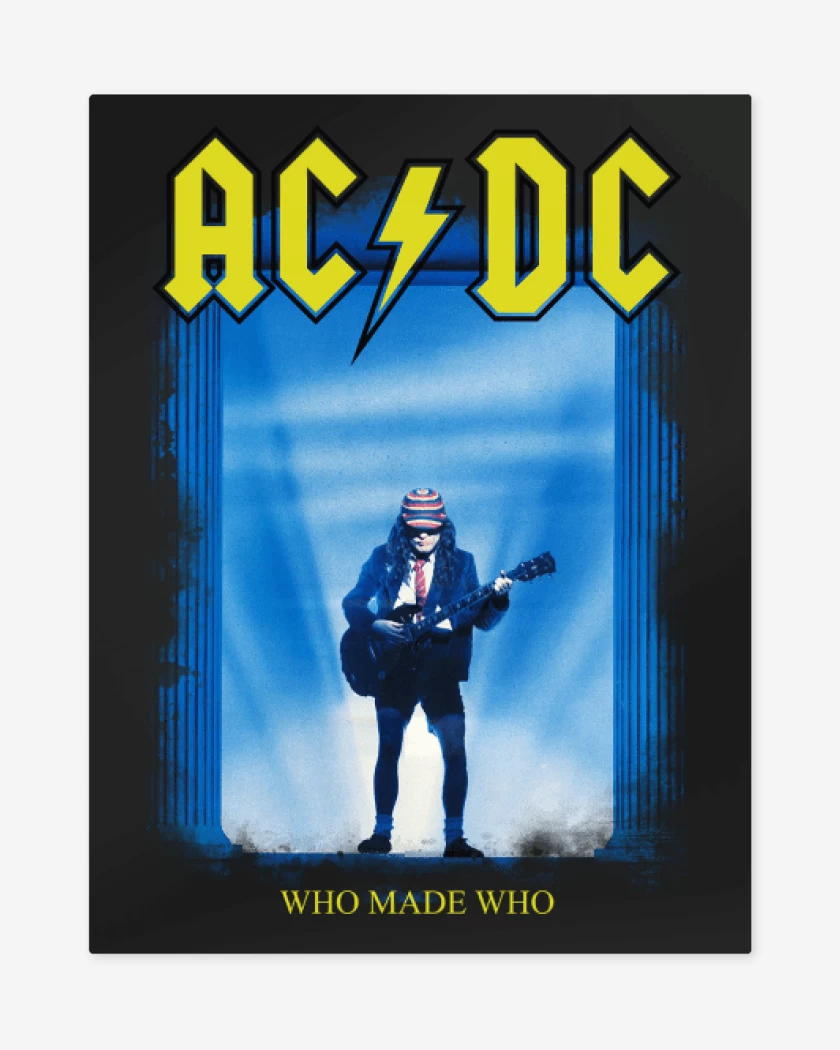 Print metalico Who Made Who