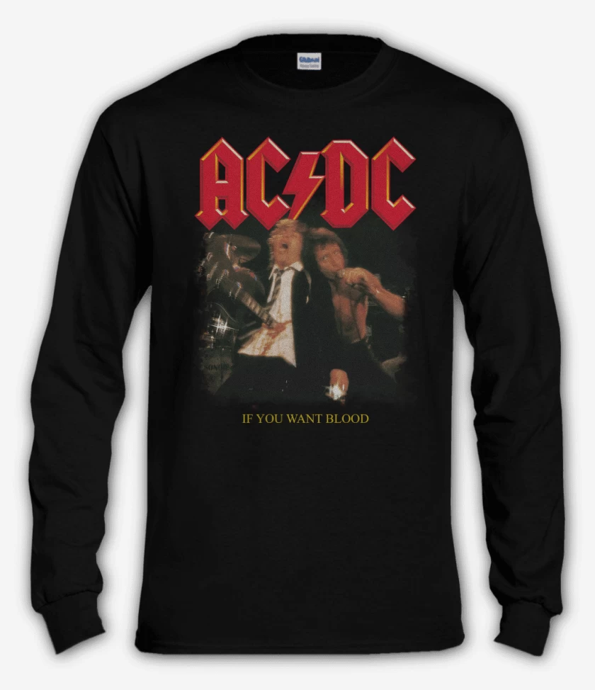 Polera manga larga If You Want Blood