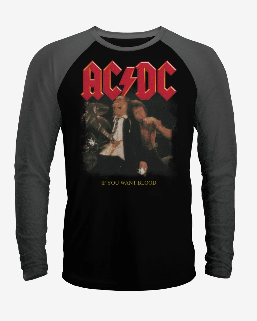 Polera Raglan If You Want Blood
