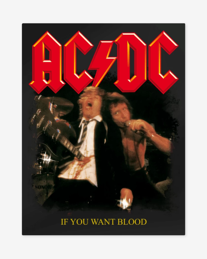 Print metalico If You Want Blood