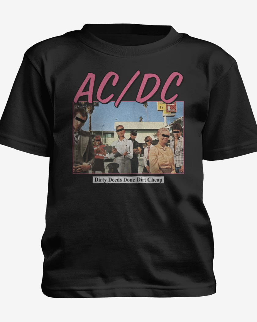 Polera de niño Negro de Dirty Deed Done Dirt Cheap