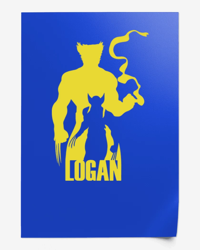 Print Azul Rey de Wolverine 4