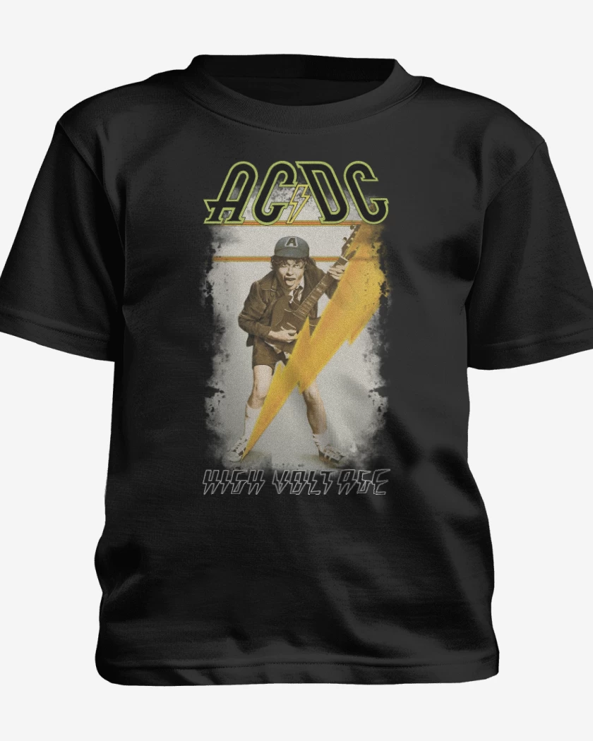 Polera de niño Negro de High Voltage