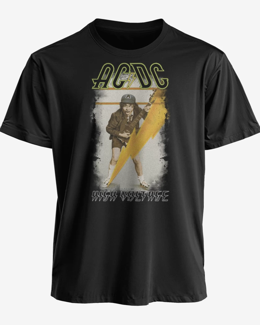 Polera premium Negro de High Voltage