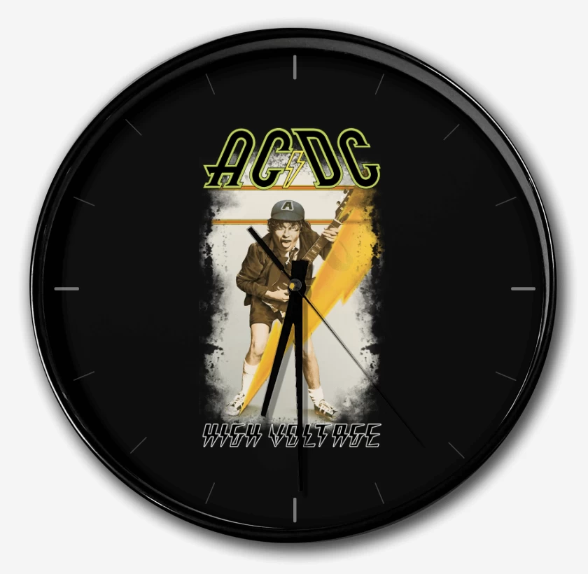 Reloj Negro de High Voltage