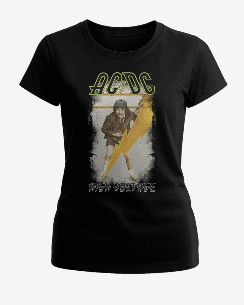 Polera de Mujer Negro de High Voltage