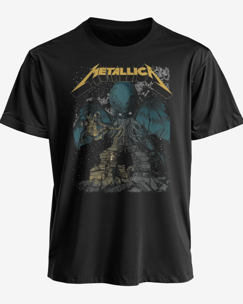 Polera Metallica Cthulhu
