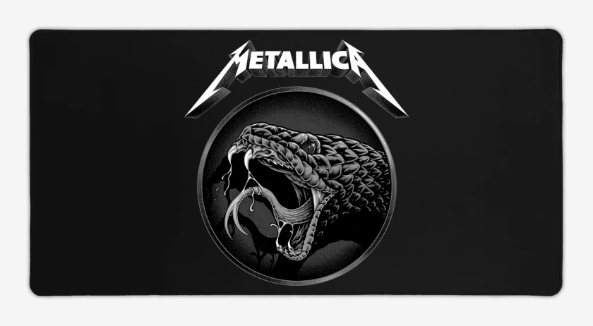 Mouse pad Gamer Negro de Metallica 91