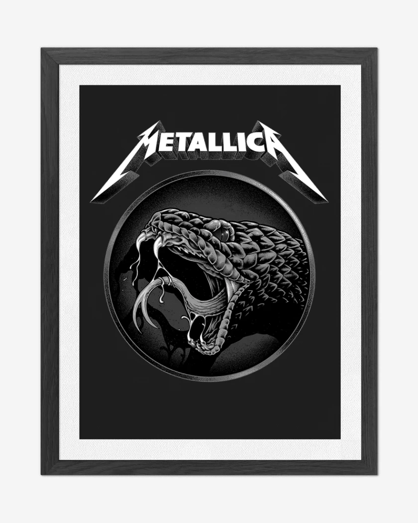 Cuadro decorativo Negro de Metallica 91