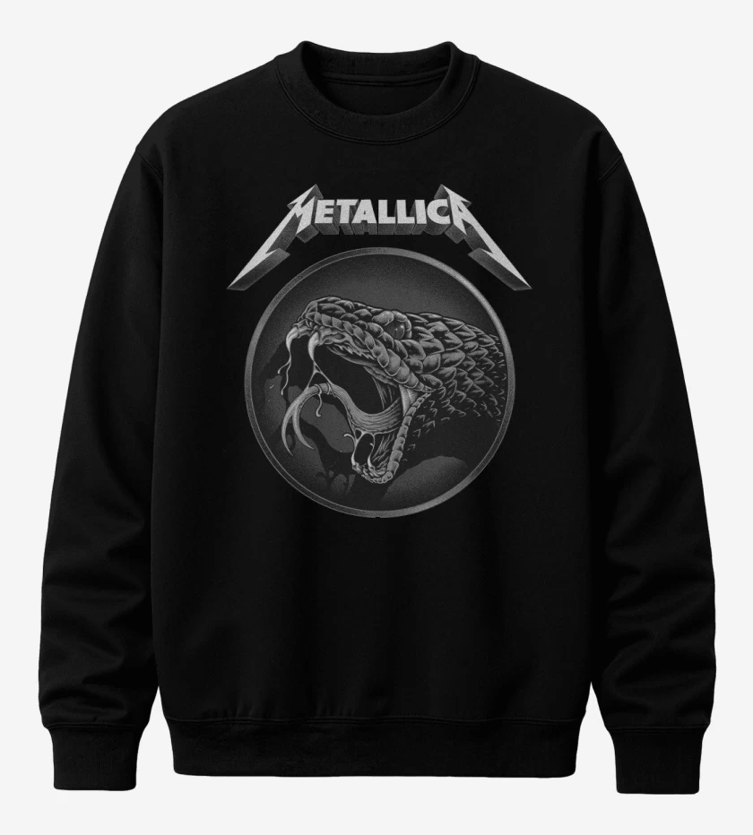 Poleron polo Negro de Metallica 91