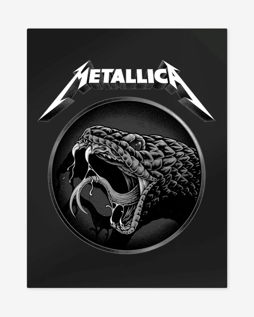 Print metalico Negro de Metallica 91