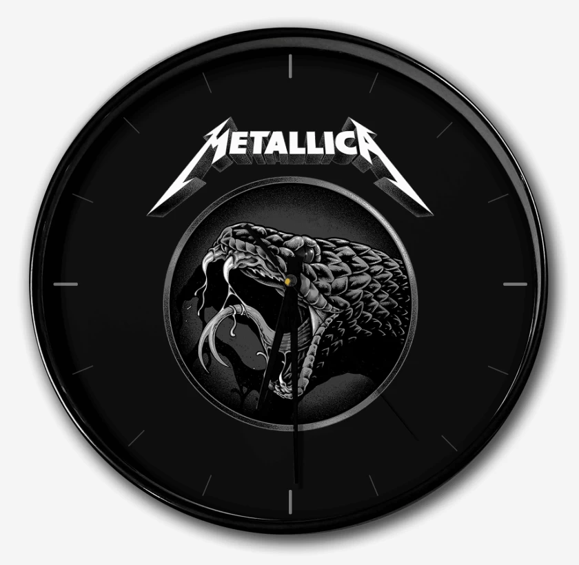 Reloj Negro de Metallica 91